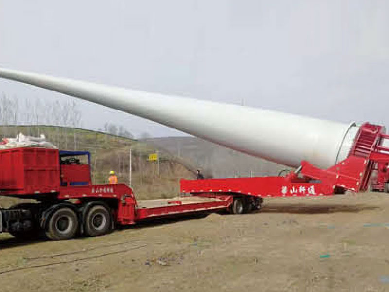 風電葉片轉(zhuǎn)運工裝車 抬轎式3